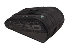 Torba tenisowa Head Racketbag Tour XL Neon (torba na rakiety, 3 główne komory) 2025 czarna 15-sztukowa